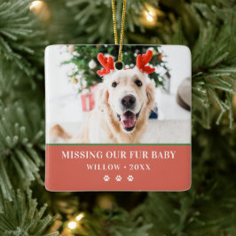 Hund Jul Modern Foto Glad Pawlidays Julgransprydnad Keramik