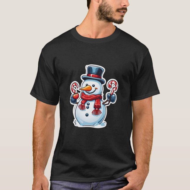 Hund jul T-Shirt | Festive Pet Apparatur | Perf (Framsida)
