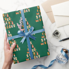 Hund julgran är bedårande presentpapper