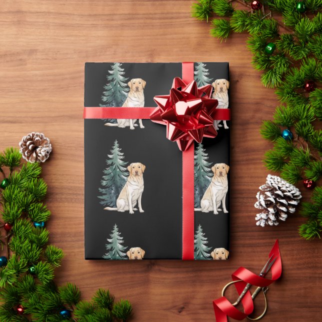 Hund Julgran Fest Hund Älskare Xmas Presentpapper (Julgåva)