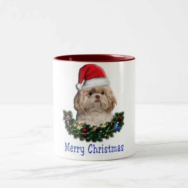 Hund julkaffe mugg (Center)