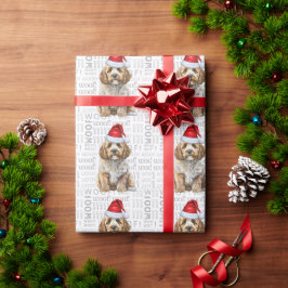 Hund jultomten Cockapoo Helgdag Presentpapper
