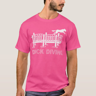 Hund Jumping Hund Dock Diving Hund Vatten sport Do T Shirt