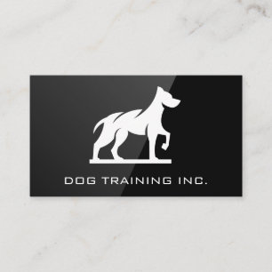 Hund K9-Logotyp Svart glans-Logotyp Visitkort