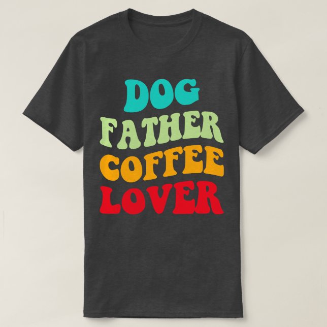 Hund-kaffe Älskare III T Shirt (Design framsida)