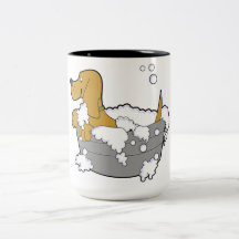 Hund kaffe mugg