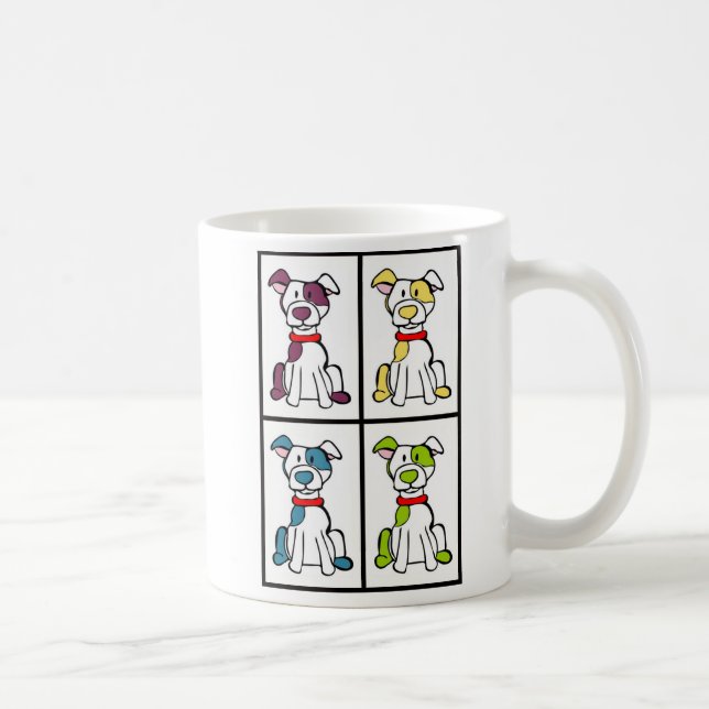Hund Kaffe Mugg - Bully Breed (Höger)