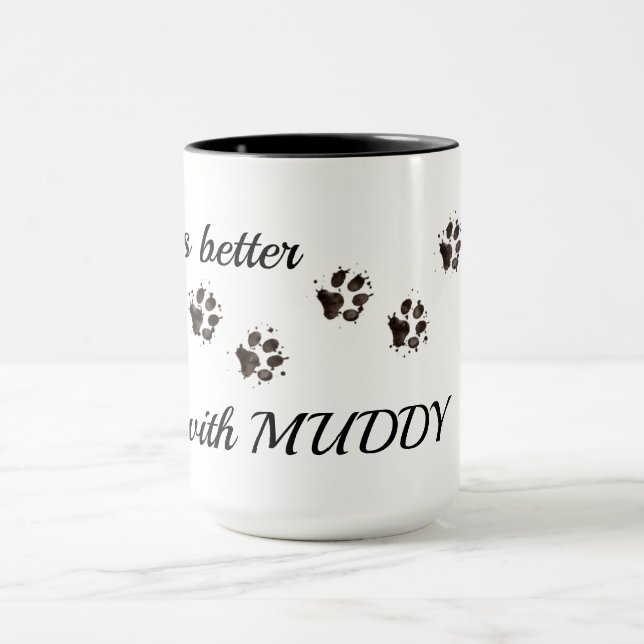 Hund Kaffe Mugg, Tassavtryck Rolig Mugg (Center)