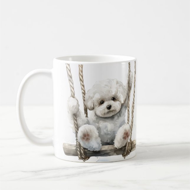 hund kaffemugg (Vänster)
