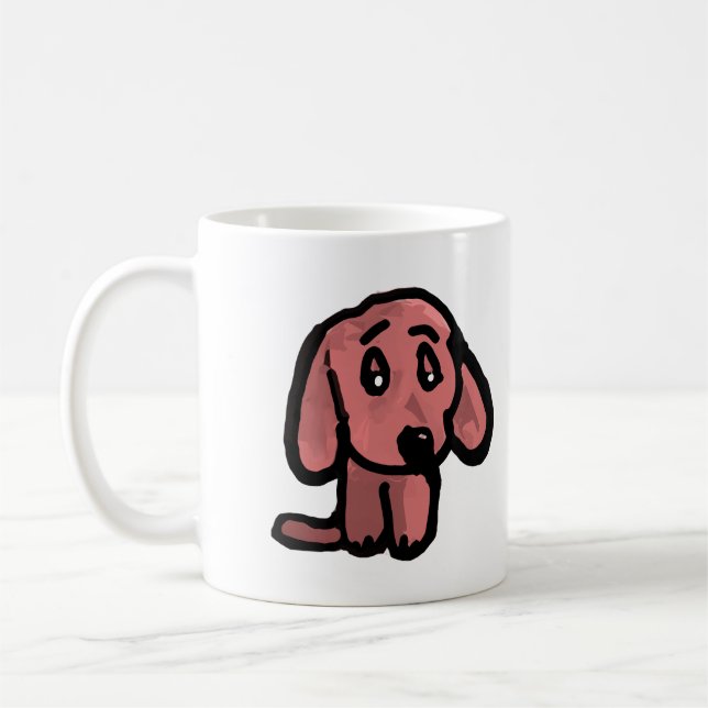 Hund Kaffemugg (Vänster)