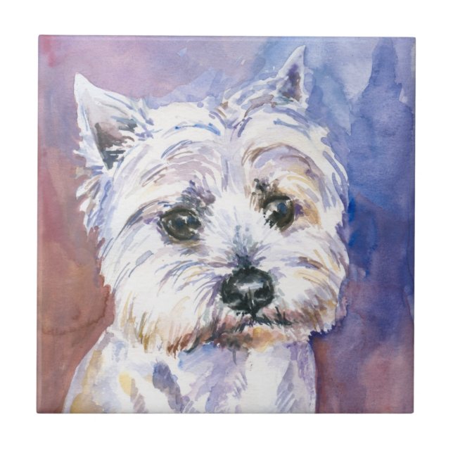 Hund Kakelplatta (Framsidan)