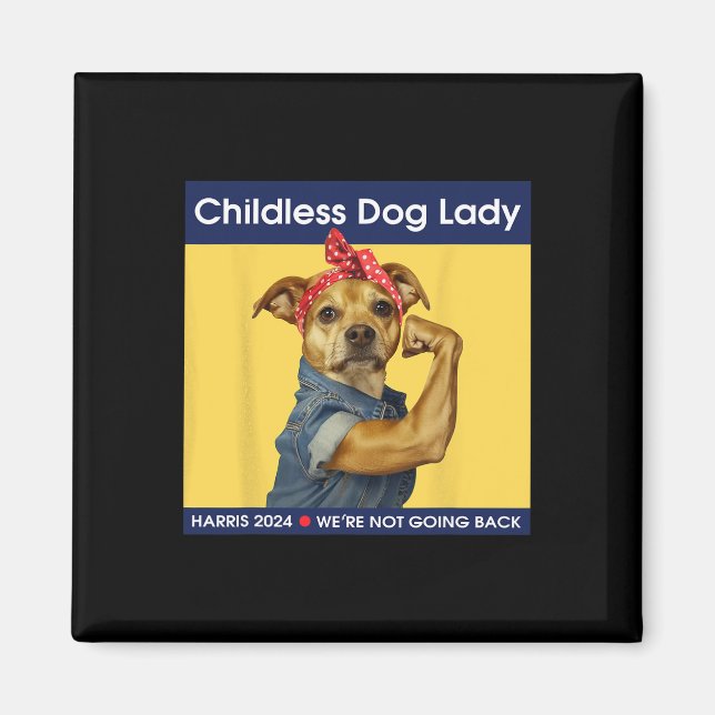 Hund Kamala-harris 2024 Magnet (Framsidan)