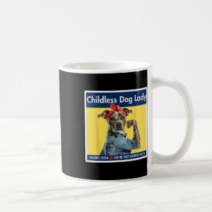 Hund Kamala Harris 2024 President Kaffemugg