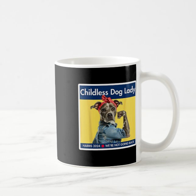 Hund Kamala Harris 2024 President Kaffemugg (Höger)