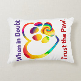 Hund Kärlek Heart Skriv ut färgat Pet Hund älskare Prydnadskudde