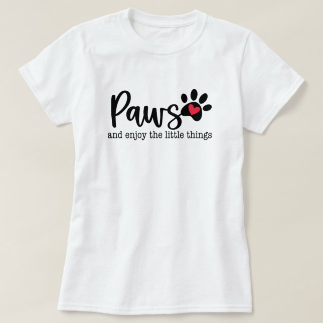 Hund Kärlek inspirationsoffert T Shirt (Design framsida)