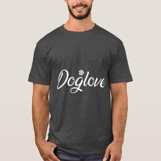 Hund kärlek med Hund-retrovänner T Shirt