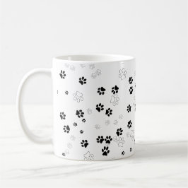 Hund/Kat Tass Mönster Kaffemugg