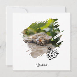 Hund Katt Husdjur Tass Anpassad Foto Alla hjärtans Kort