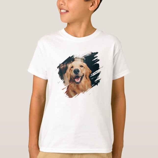 Hund Katt Husdjur Tass Anpassad Foto Alla hjärtans T Shirt (Framsida)