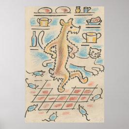 Hund, katt och mus poster