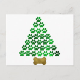 Hund-/kattjulgran Helg Vykort