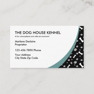 Hund Kennel Daycare Visitkort