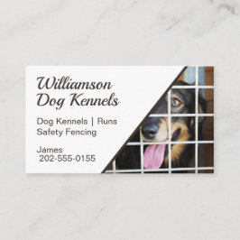 Hund Kennels Wire Fening Visitkort