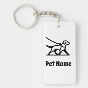 Hund Keychain, Dog Walker Keychain