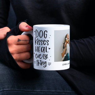 Hund Kisses Heal All Anpassningsbar Photo Mugg