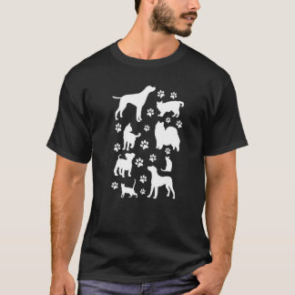 Hund klappar katt  Hund   Söta katter och hundar T Shirt