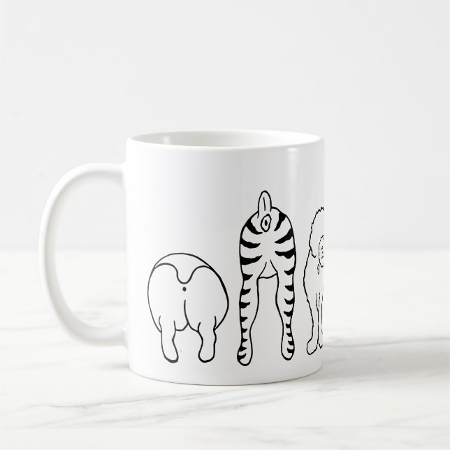 Hund-knapp - Mugg (Vänster)