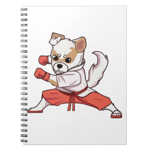 Hund Knows Karate Anteckningsbok