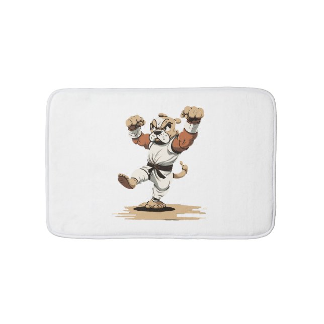 Hund Knows Karate Badrumsmatta (Framsidan)