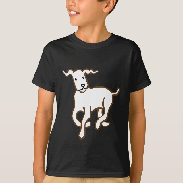Hund körs t shirt (Framsida)