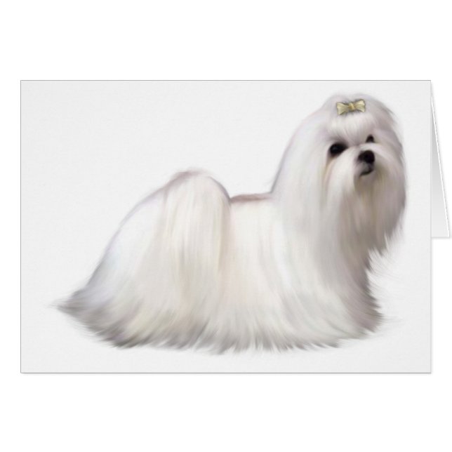 Hund-kort Hälsningskort (Framsidan Horizontal)