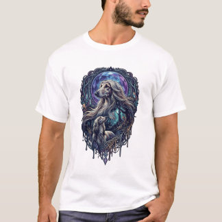 Hund Kristall Måne Förtrollad Skog_1 T Shirt