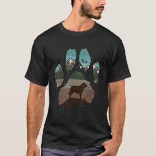 Hund Kvinnor i St Bernard Tass Mamma Pappa T Shirt