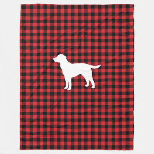 Hund Labrador Check Mountain Living Fleecefilt