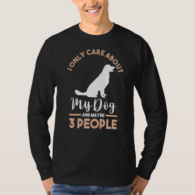 Hund Labrador Golden Retriever 1 T Shirt (Framsida)