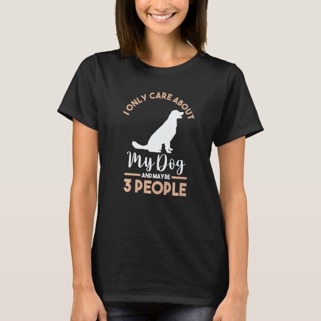Hund Labrador Golden Retriever  1 T Shirt (Framsida)