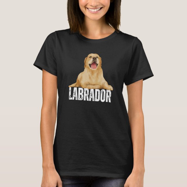 Hund Labrador Retriever for Women's Lab Hund Manar T Shirt (Framsida)