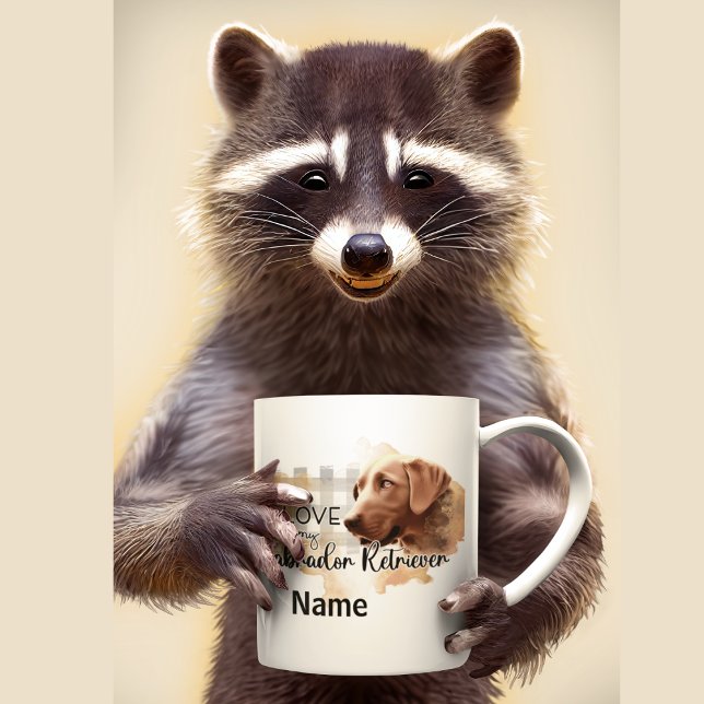 Hund Labrador Retriever Pet Coffee Mugg, Kopp (Labrador Retiever Dog Pet Coffee Mug)