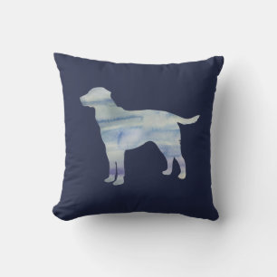 Hund Labrador Silhouette Hund Painting Pillow Kudde