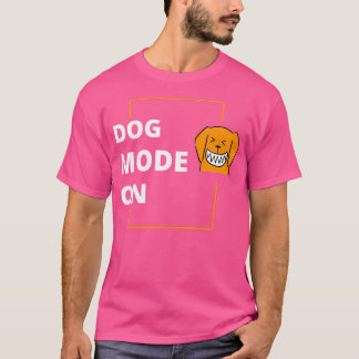 Hund-läge på t shirt