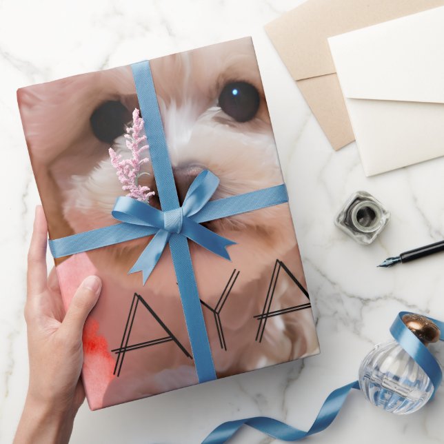Hund Låt oss festa födelsedag  Presentpapper (Gifting)