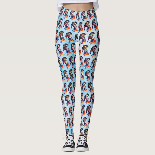 Hund Leggings (Framsida)