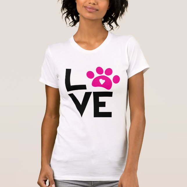 hund liv t shirt (Framsida)