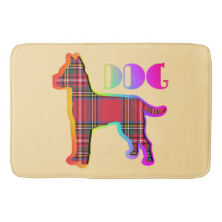 HUND Logotyp Red Play Badrumsmatta