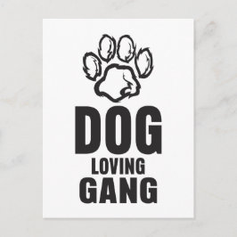Hund Loving Gang Vykort